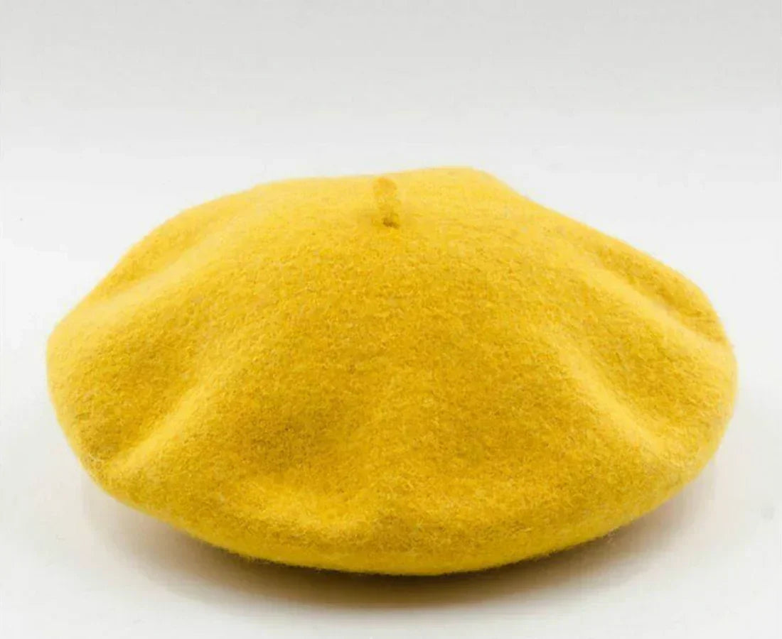 Women's Wool Beret | Classic Design | Soft Wool & Stretch Fit | 12 Colors