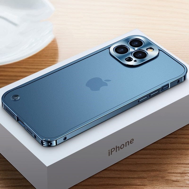 iPhone Bumper Case | Slim Machined Design | Aluminum Frame & Click Lock | Camera Protection
