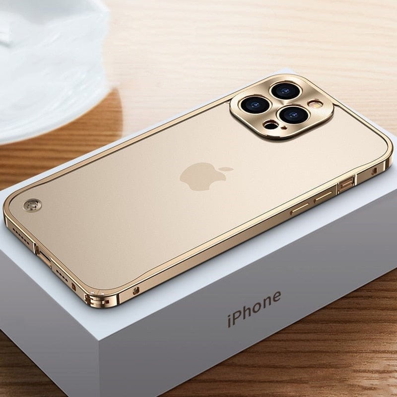 iPhone Bumper Case | Slim Machined Design | Aluminum Frame & Click Lock | Camera Protection