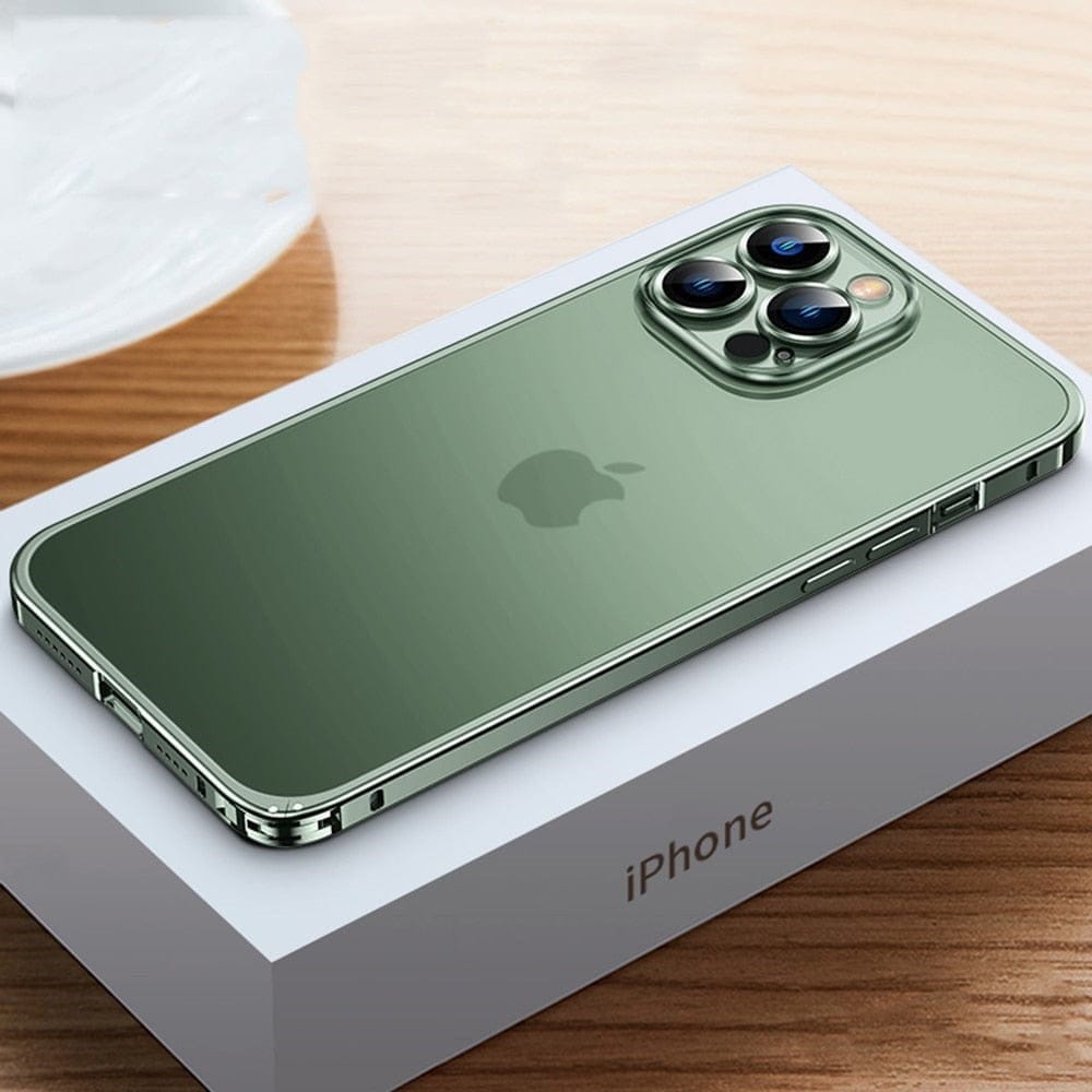 iPhone Bumper Case | Slim Machined Design | Aluminum Frame & Click Lock | Camera Protection