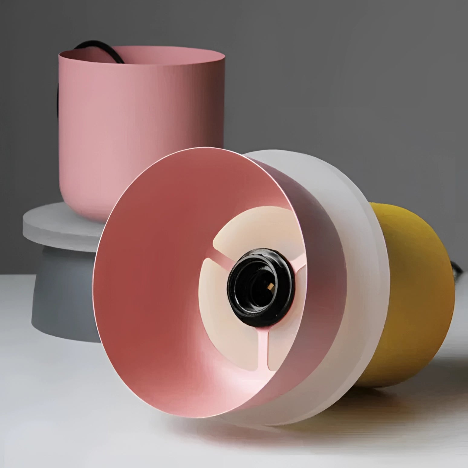 Colorful Scandinavian Pendant Lights - Modern Adjustable Ceiling Lamps