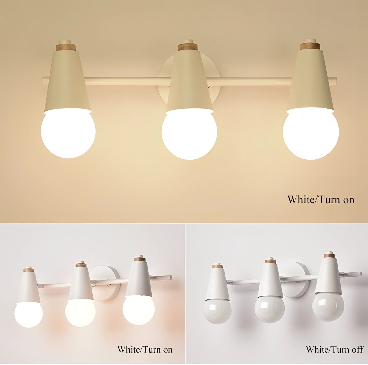 Modern energy-efficient green triple pendant lamp hanging in a stylish interior setting with soft white light illuminating the space.