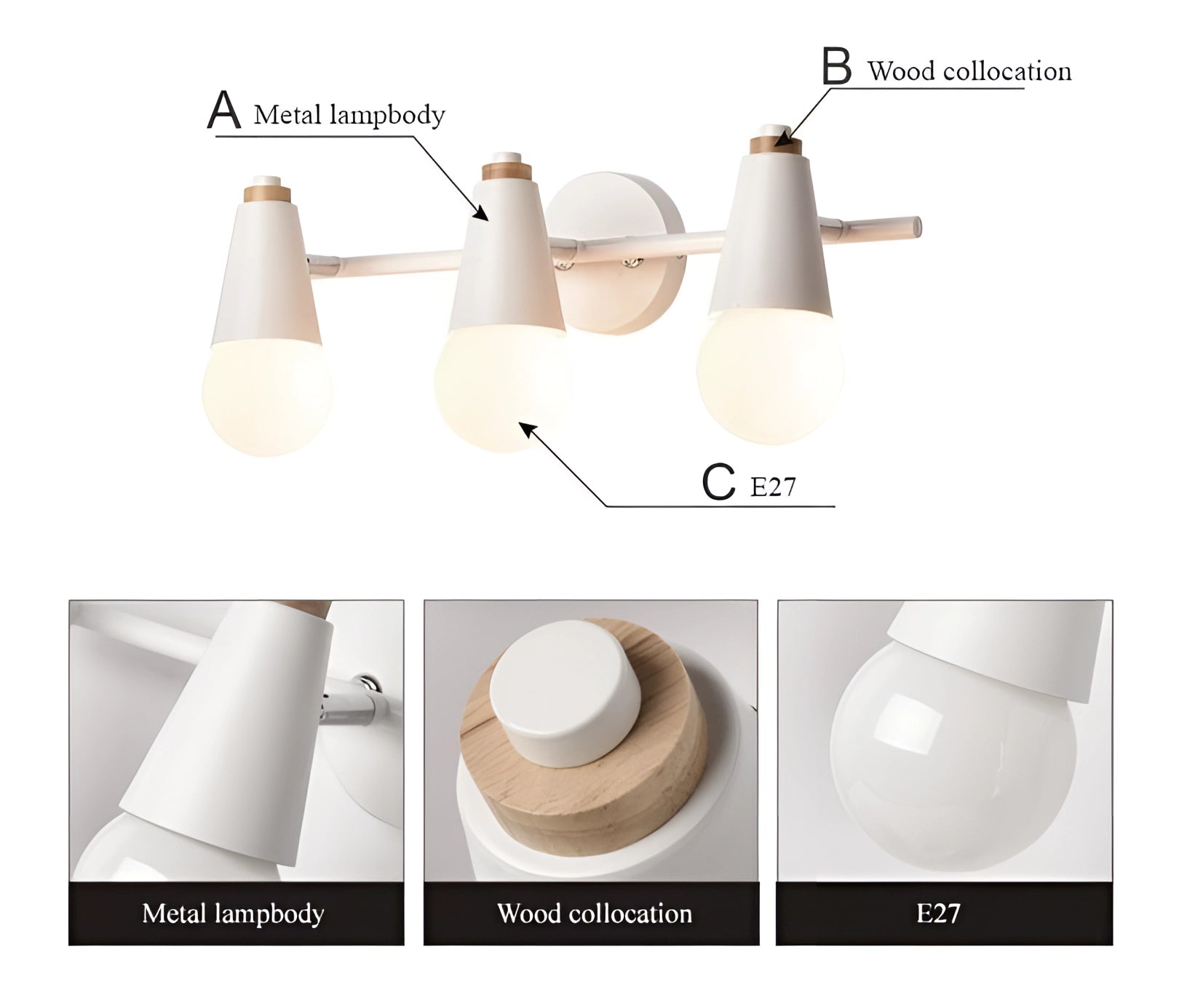 Modern green triple pendant light fixture with energy-efficient bulbs, featuring Scandinavian design, hanging from the ceiling.