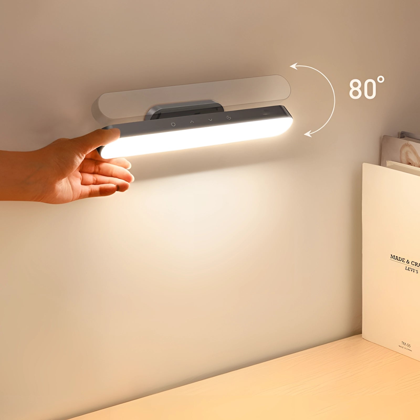 Sleek luxury smart keyless door lock with fingerprint and app-controlled security features installed on a wooden door.