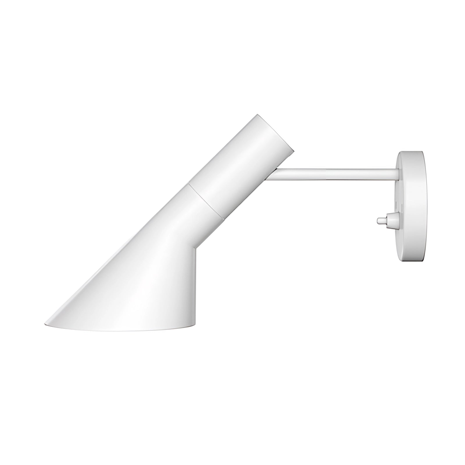 Matte black adjustable LED wall lamp with a modern design, featuring a sleek metal construction and a cylindrical shape, ideal for bedroom sconce lighting.