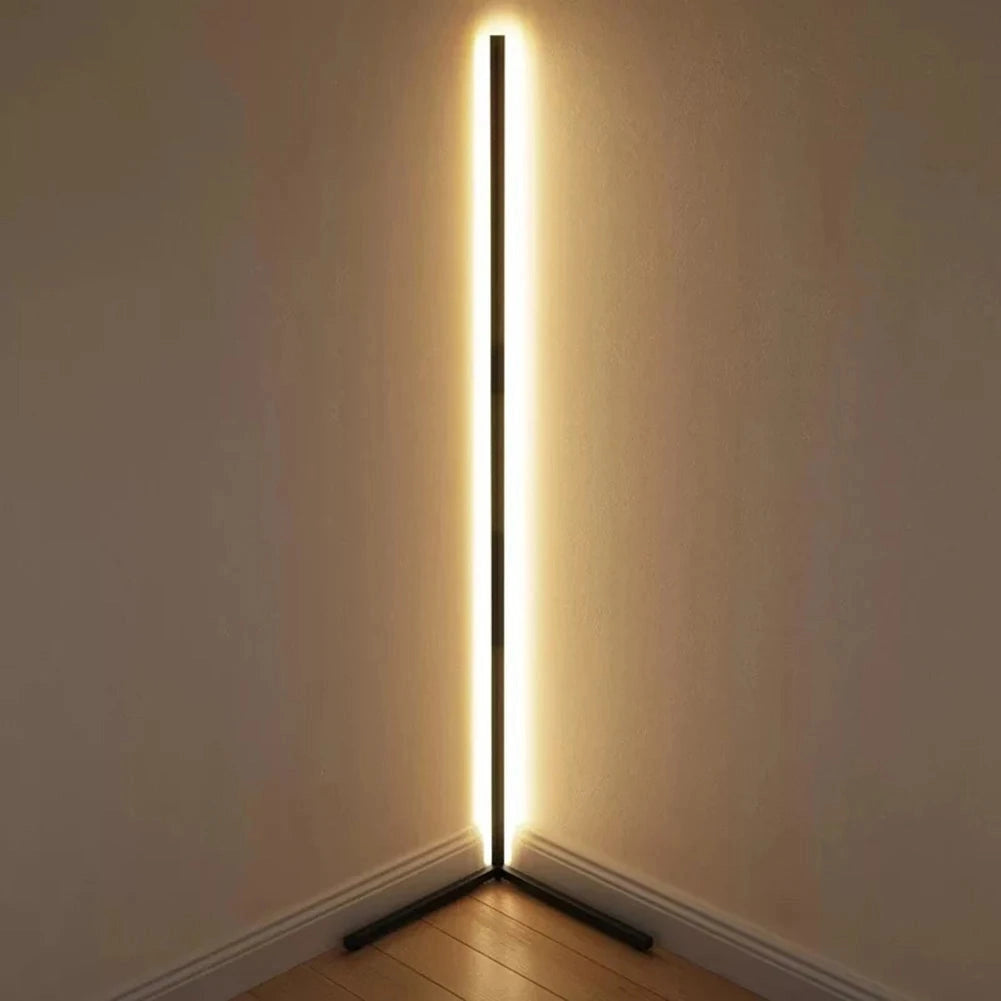 Minimalist Freestanding White Floor Lamp with Tripod Base