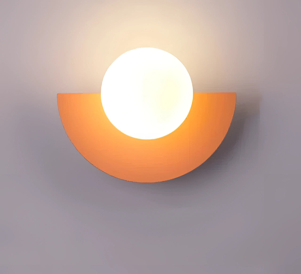 Modern Dual-Tone LED Crescent Wall Sconces - Energy-Efficient Lighting