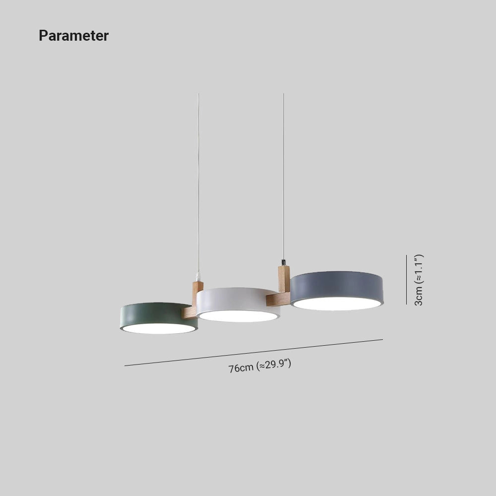 Modern Scandinavian adjustable triple pendant lights with a sleek metal design, featuring three cylindrical light fixtures suspended from a rectangular ceiling mount, ideal for dining room illumination.