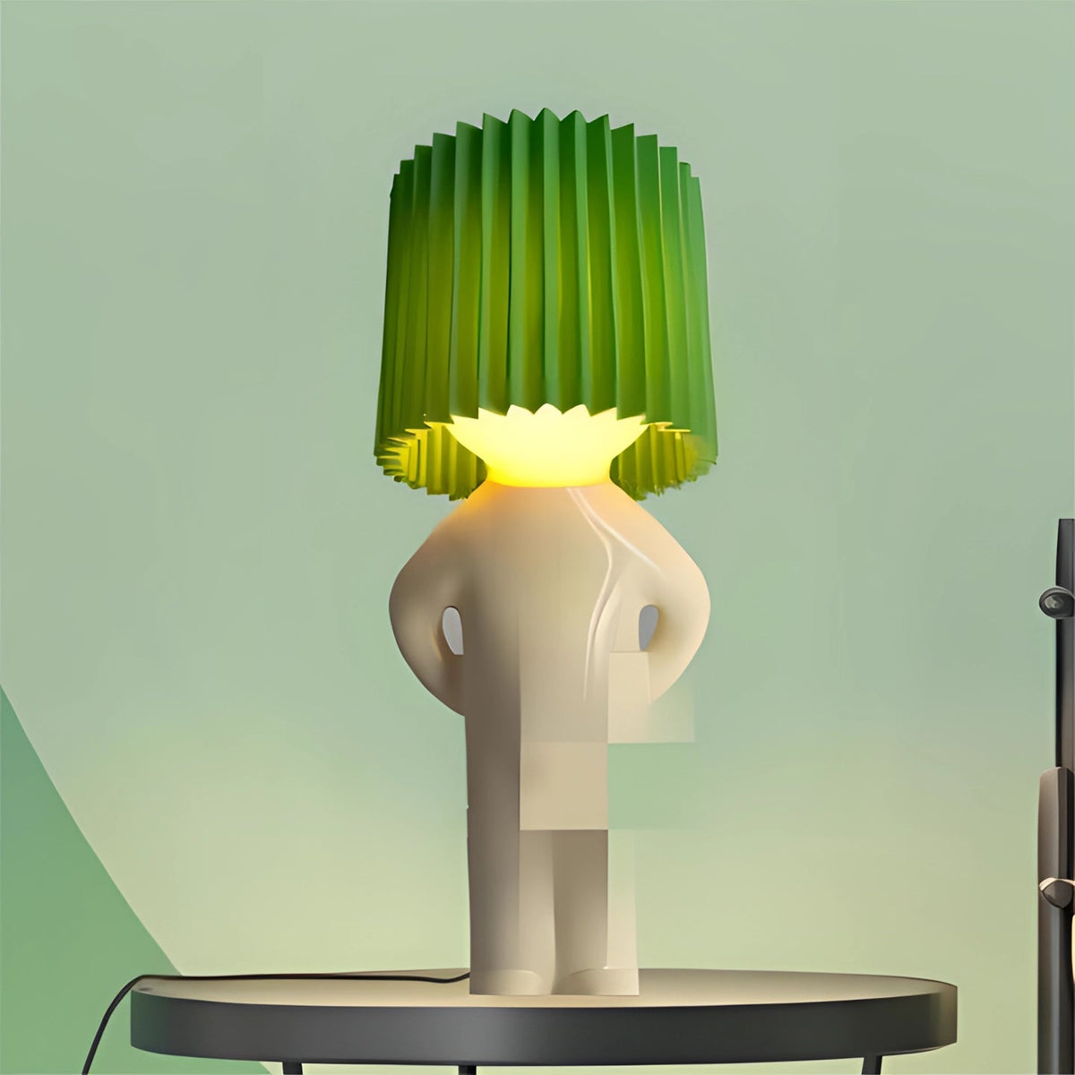 Whimsical Figure Table Lamp - Cordless Ambient Illumination