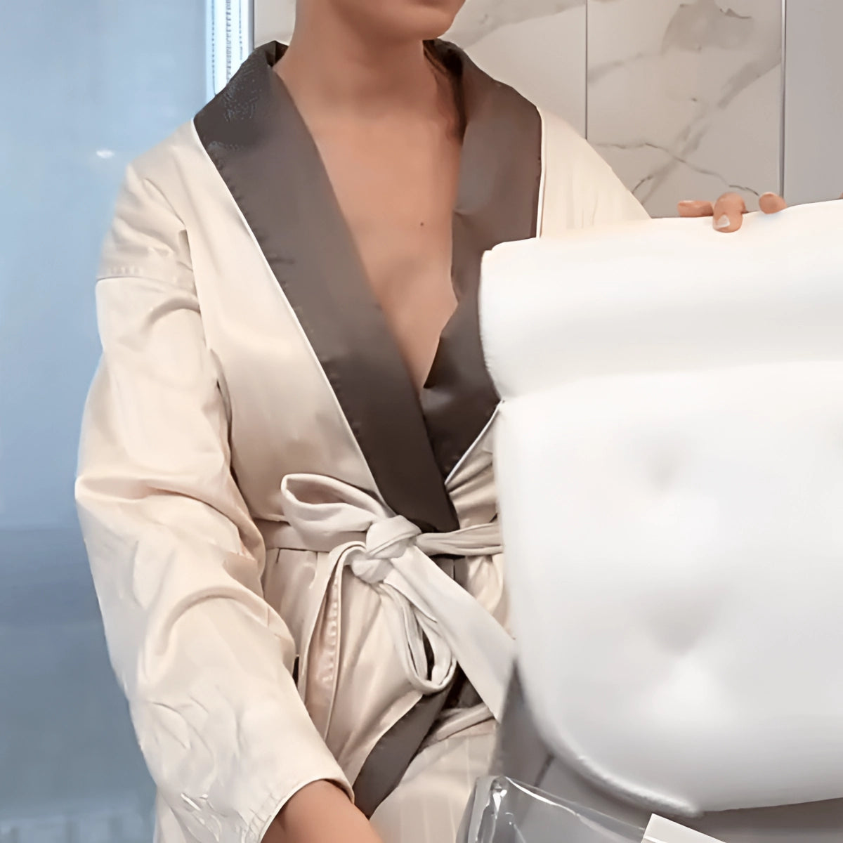 Orthopedic Lumbar Support Pillow - Ergonomic Memory Foam Back Cushion