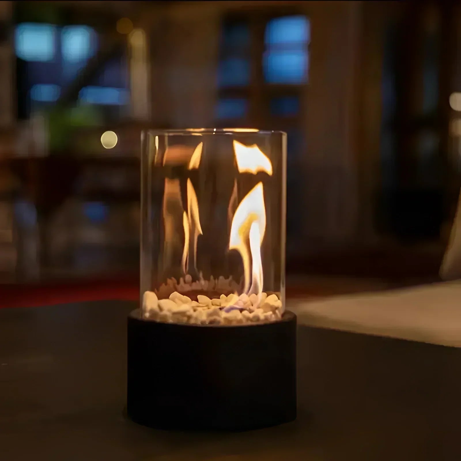 Lumino Portable Ethanol Fire Pit - Versatile Indoor & Outdoor Hearth