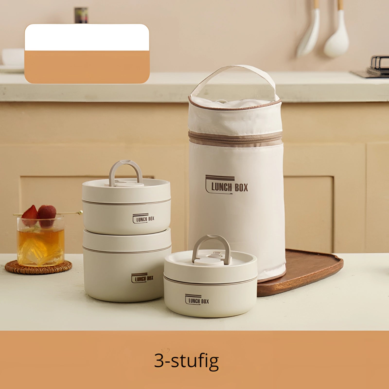 Stackable Insulated Lunch Box - Eco-Friendly Multi-Tier Meal Container