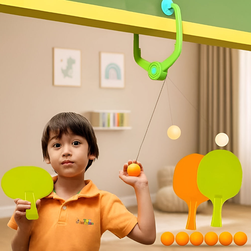 Doorway Table Tennis Game Set for Family Fun Anywhere