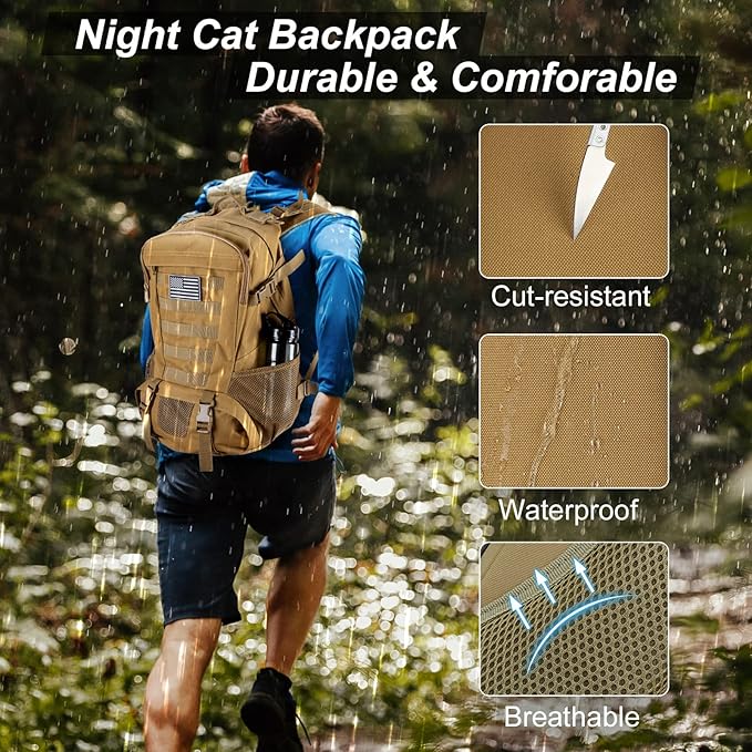 Military Rucksack with Heavy-Duty Storage – Weather-Resistant Backpack for Outdoor Use