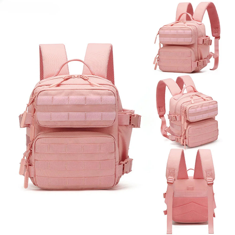 9L Compact MOLLE Backpack – Durable Mini Rucksack for Hiking and EDC