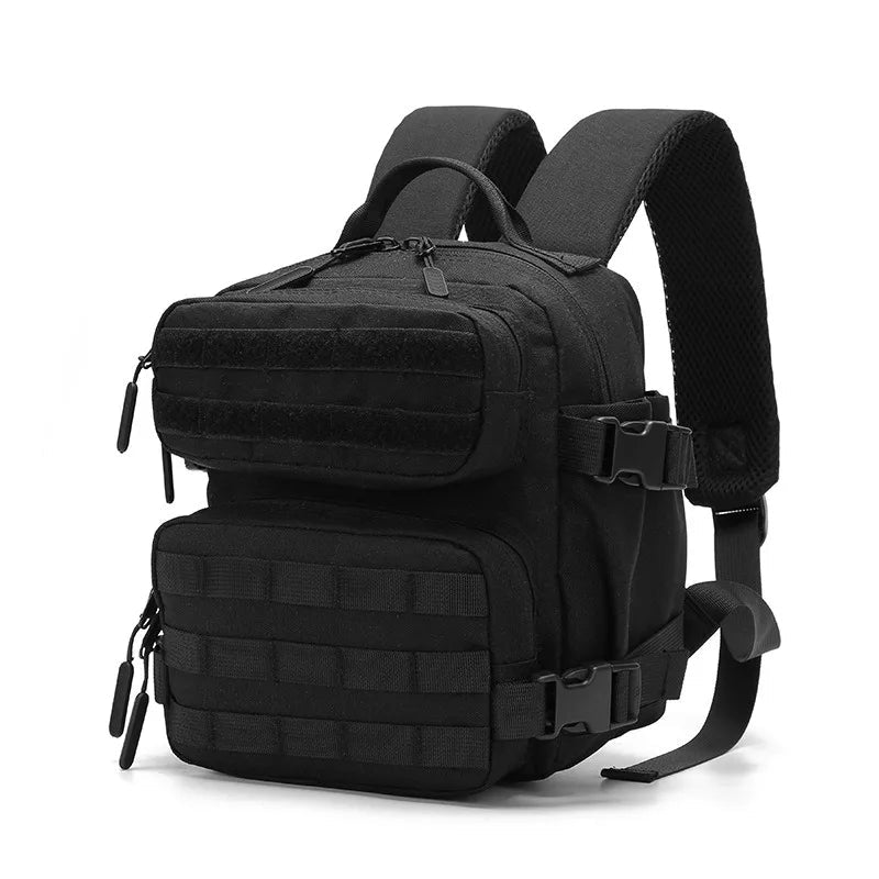 9L Compact MOLLE Backpack – Durable Mini Rucksack for Hiking and EDC