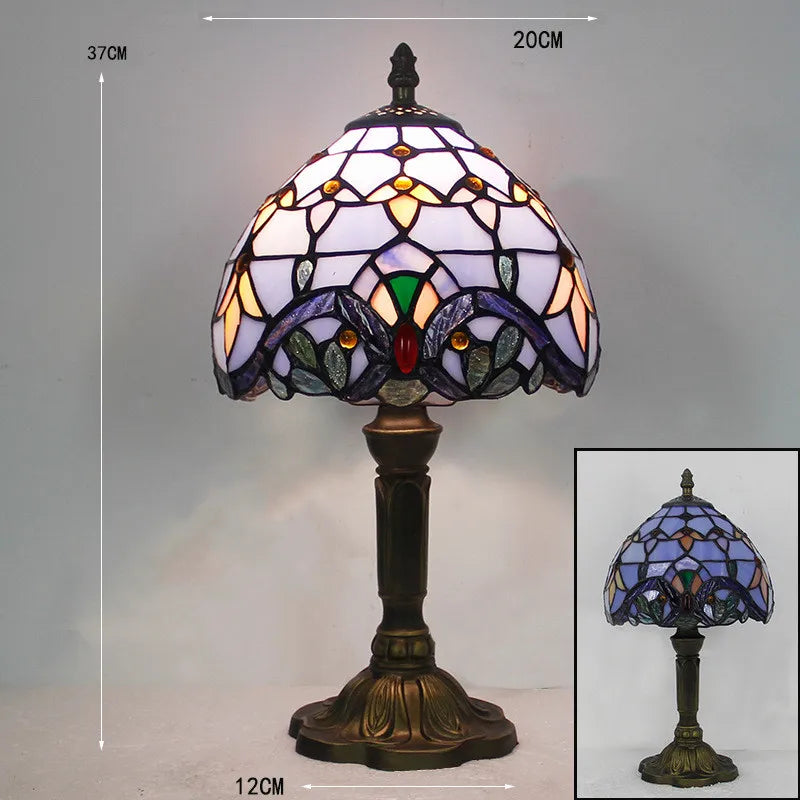 Artisan Crystal Desk Lamp in Vintage Design for Any Space