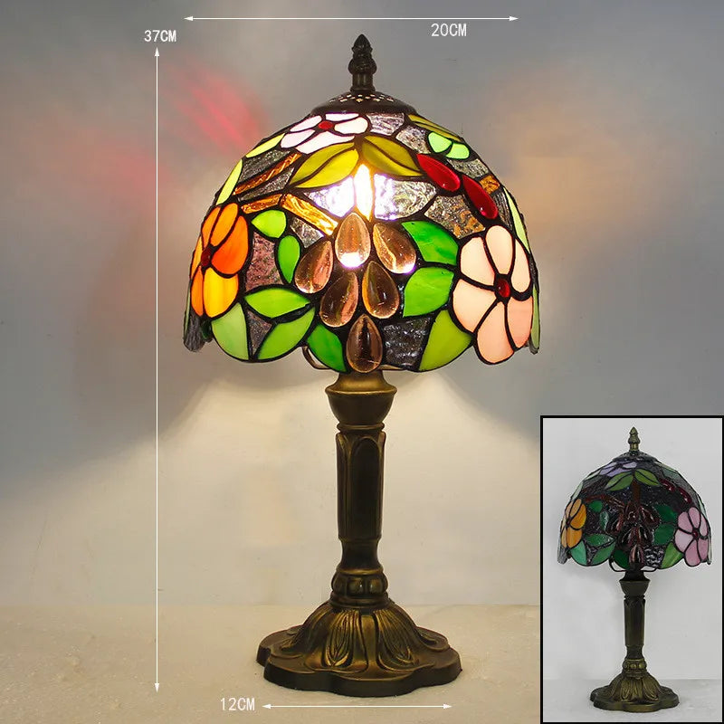 Artisan Crystal Desk Lamp in Vintage Design for Any Space
