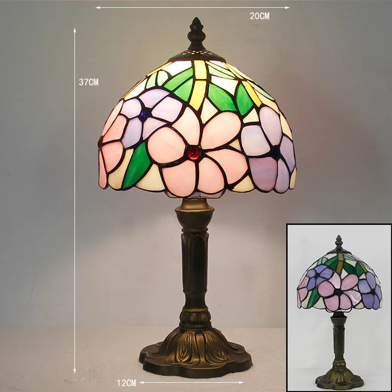 Artisan Crystal Desk Lamp in Vintage Design for Any Space