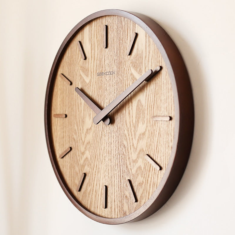 Modern Minimalist Wall Clock Decor with Silent Quartz Mechanism
