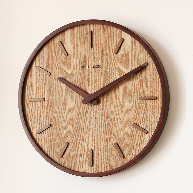 Modern Minimalist Wall Clock Decor with Silent Quartz Mechanism