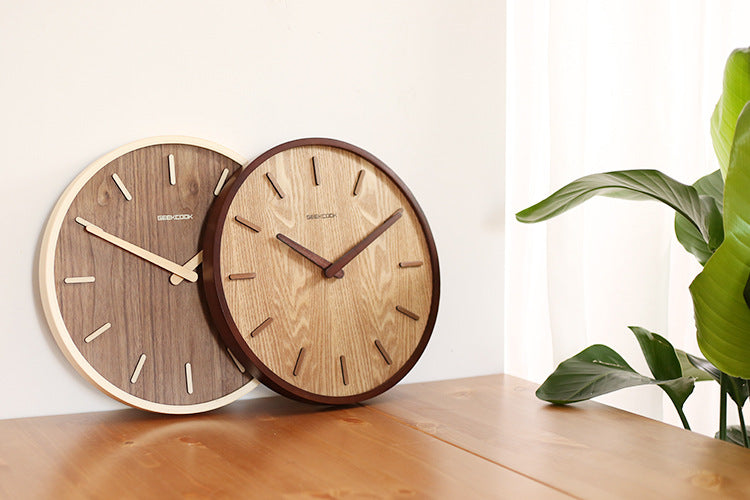 Modern Minimalist Wall Clock Decor with Silent Quartz Mechanism