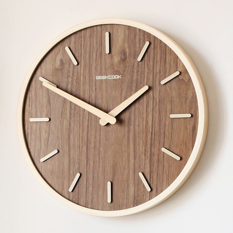 Modern Minimalist Wall Clock Decor with Silent Quartz Mechanism