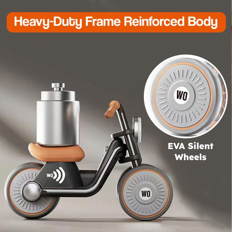 Ride-On Motorcycle for Children | Anti-Tip Design | Lights & Sounds | Quiet EVA Wheels | Suitable for Ages 1–6 | Maximum Weight 30kg