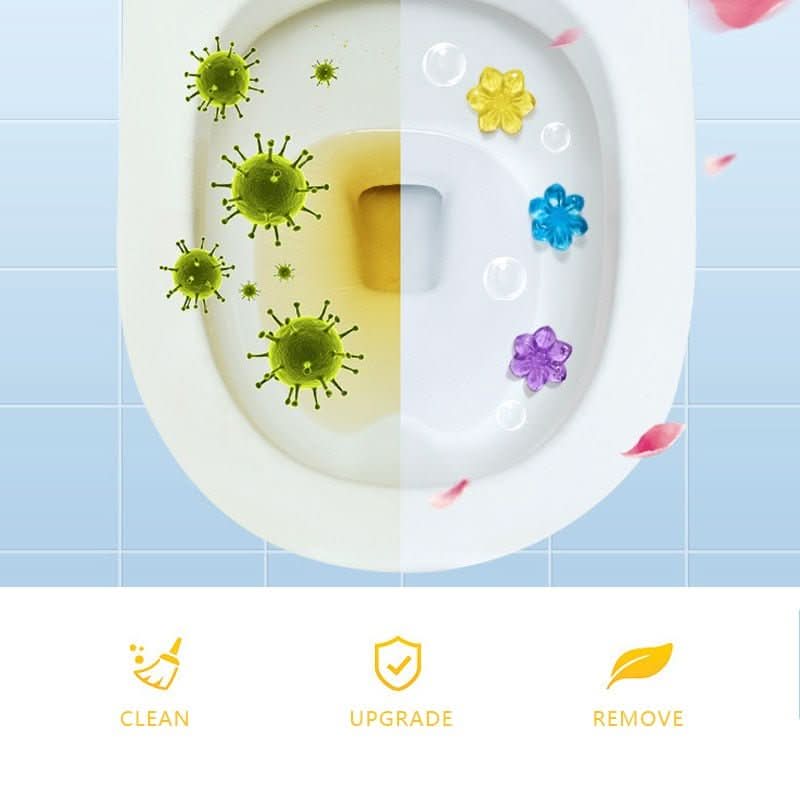FloraFresh Dual Toilet Cleaner & Air Revitalizer with Lasting Scent