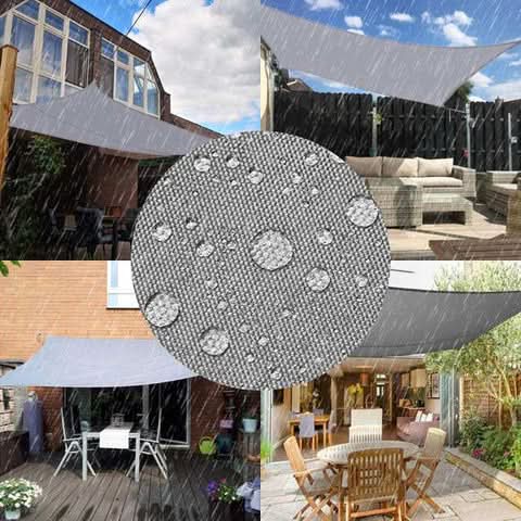 SkyGuard Outdoor Canopy for Sun and Rain Protection