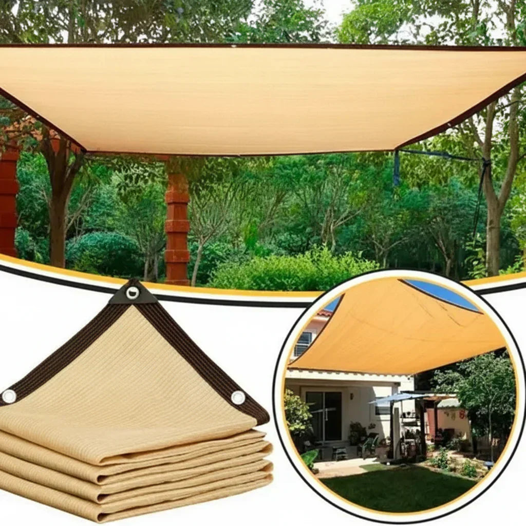 All-Season UV Shield and Rain Canopy for Outdoor Use