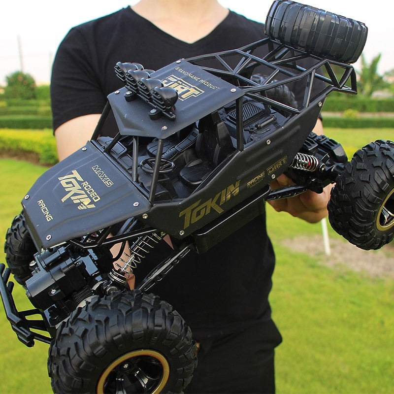 4WD Remote Control Monster Truck with Shock Absorbers for Off-Road Fun