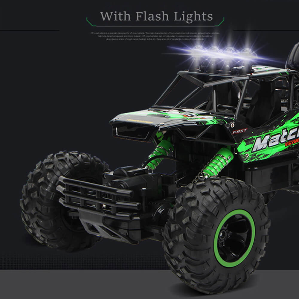 4WD Remote Control Monster Truck with Shock Absorbers for Off-Road Fun