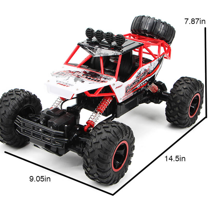 4WD Remote Control Monster Truck with Shock Absorbers for Off-Road Fun