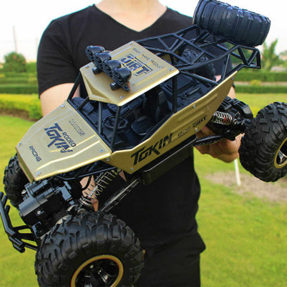 4WD Remote Control Monster Truck with Shock Absorbers for Off-Road Fun