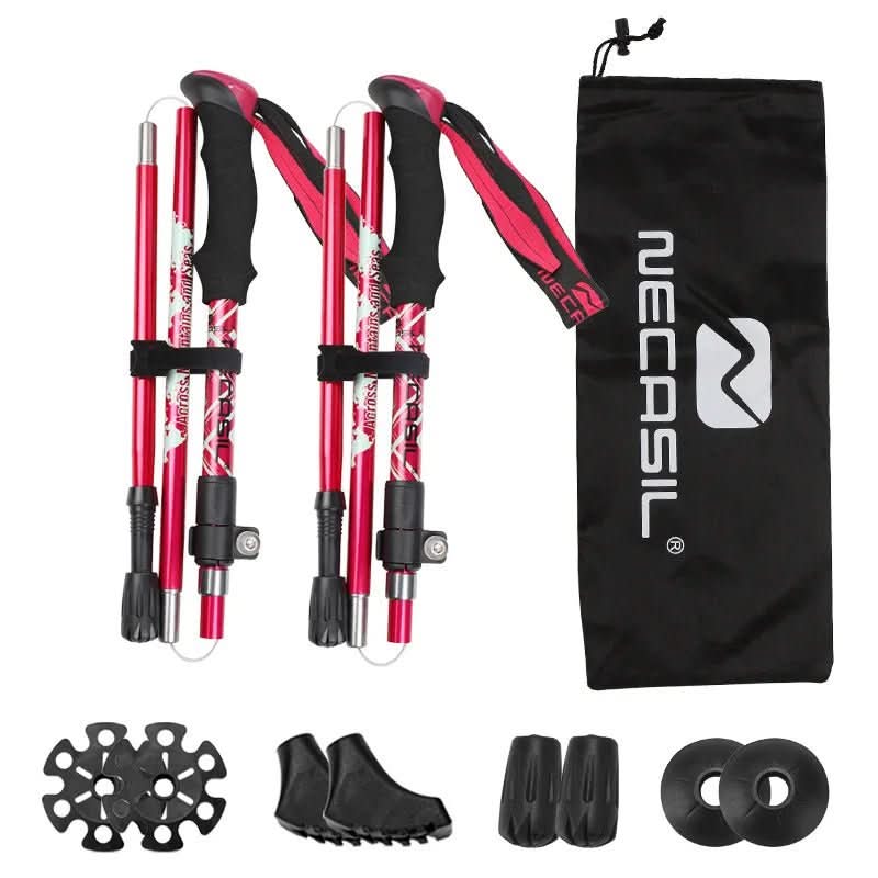 SummitStride Collapsible Hiking Poles for All Terrain