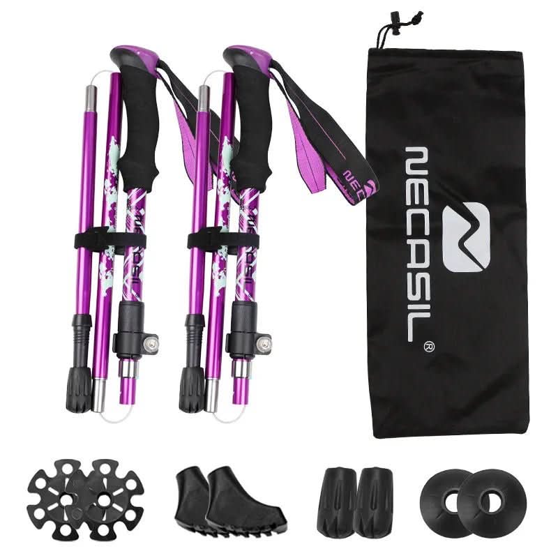 SummitStride Collapsible Hiking Poles for All Terrain