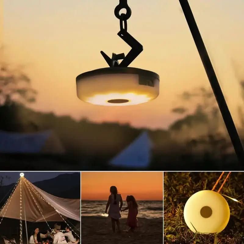Retractable LED Camping Lights with Magnetic Back – Versatile Outdoor Illumination