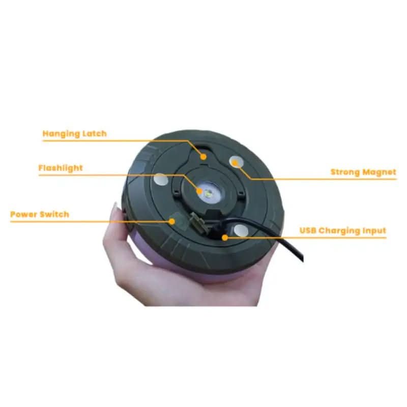 Retractable LED Camping Lights with Magnetic Back – Versatile Outdoor Illumination