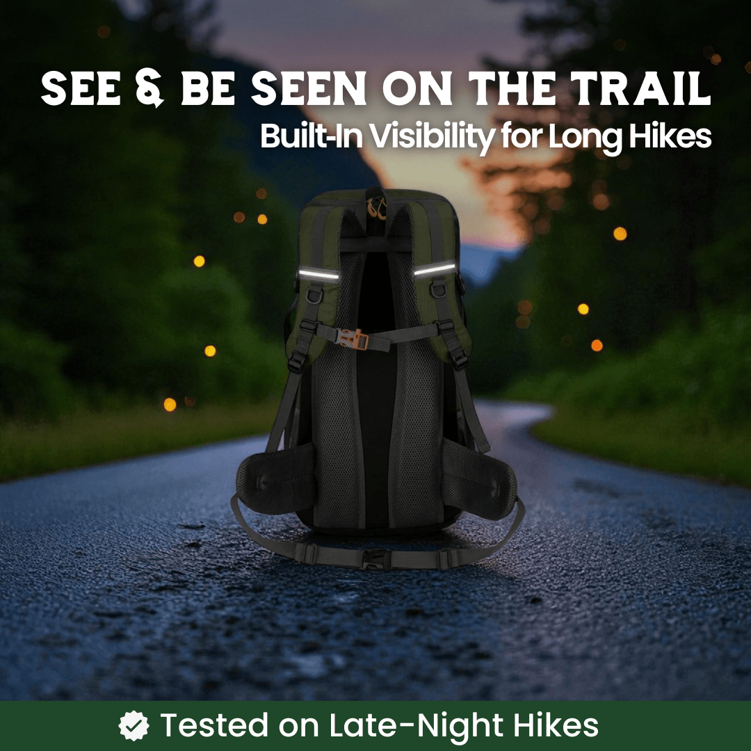 50L Hiking Backpack with Breathable Support – Lightweight Camping Gear