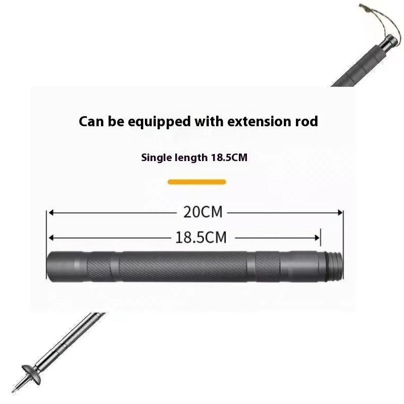 Multifunctional Hiking Pole with Survival Tools – Lightweight Trekking Stick