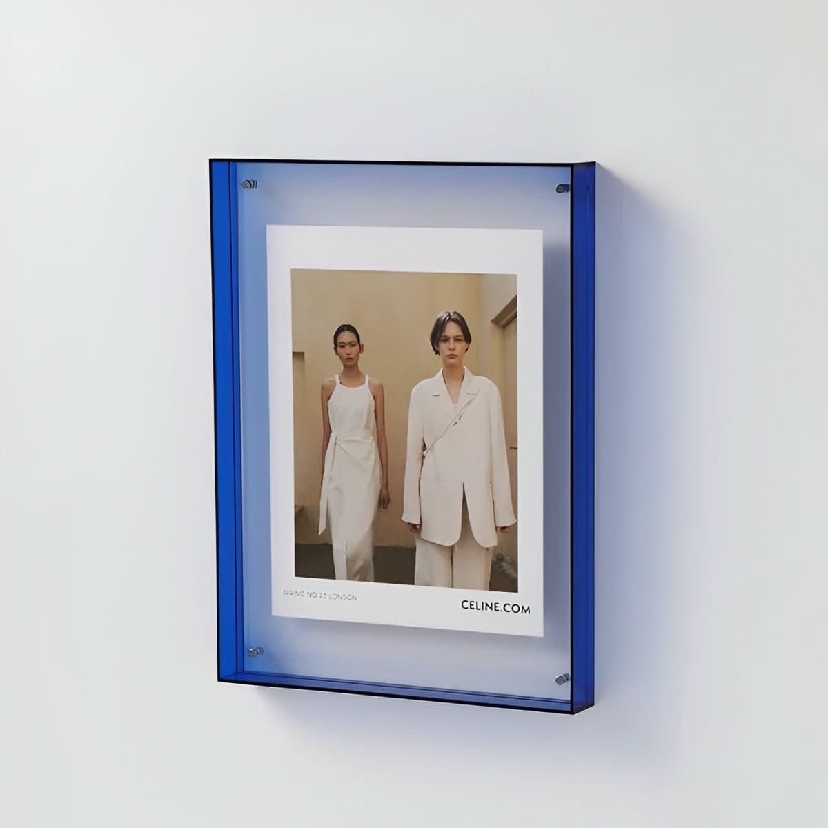 CrystalView Modern Acrylic Photo Frame for Elegant Displays