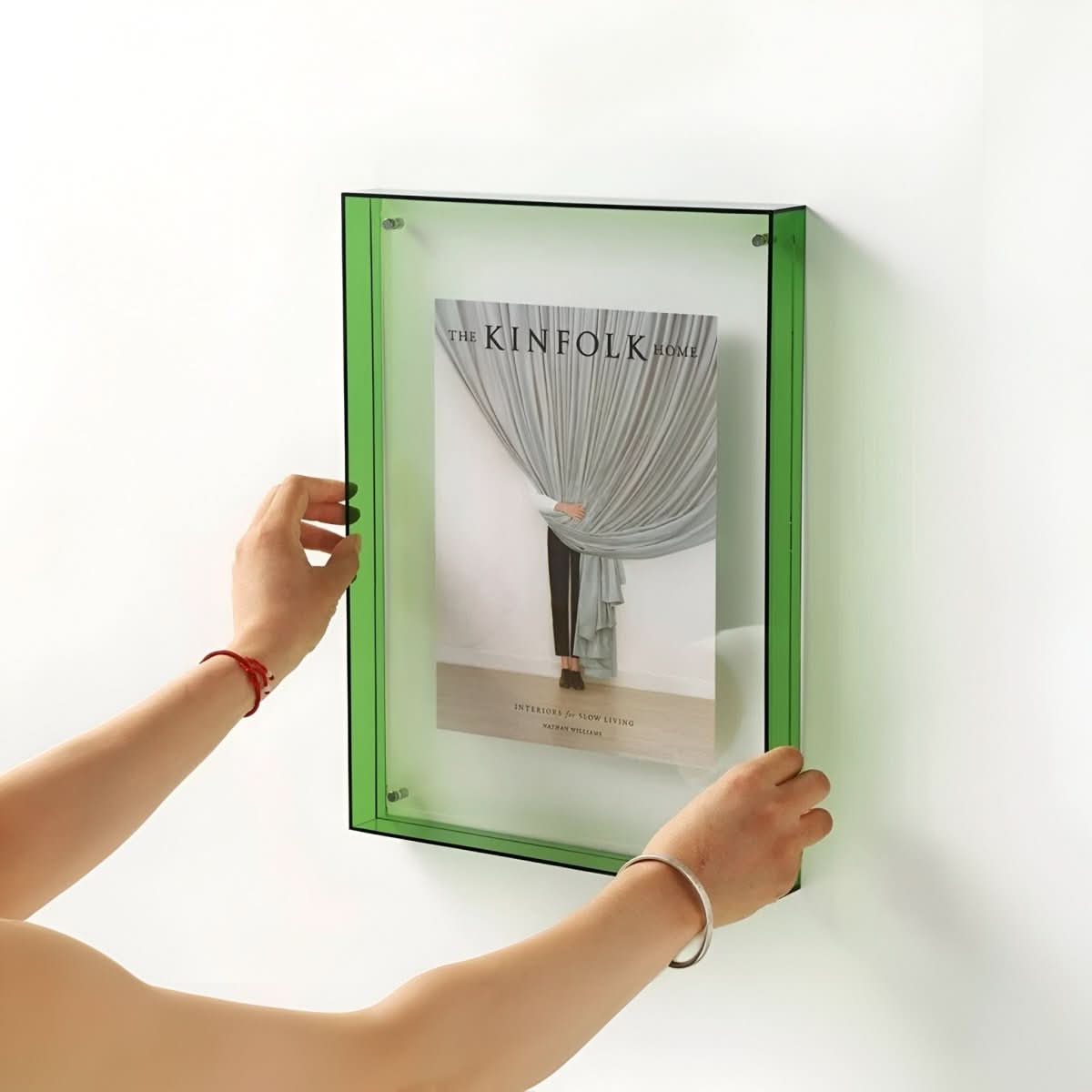 CrystalView Modern Acrylic Photo Frame for Elegant Displays