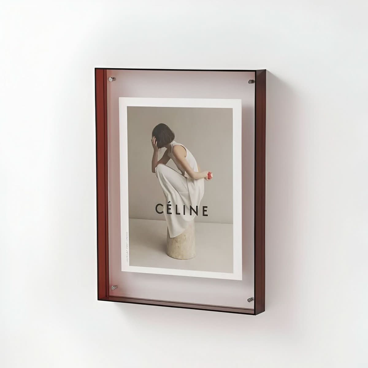 CrystalView Modern Acrylic Photo Frame for Elegant Displays