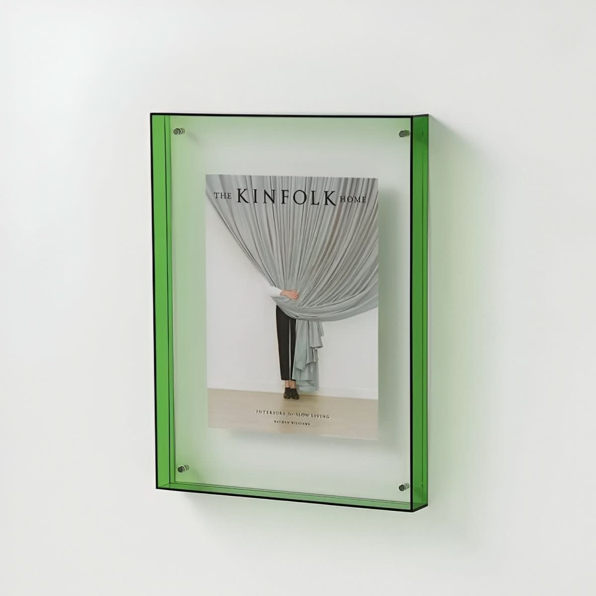 CrystalView Modern Acrylic Photo Frame for Elegant Displays
