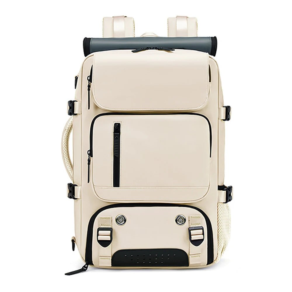 Waterproof Backpack for Travel with USB Port and Shoe Storage Compartment