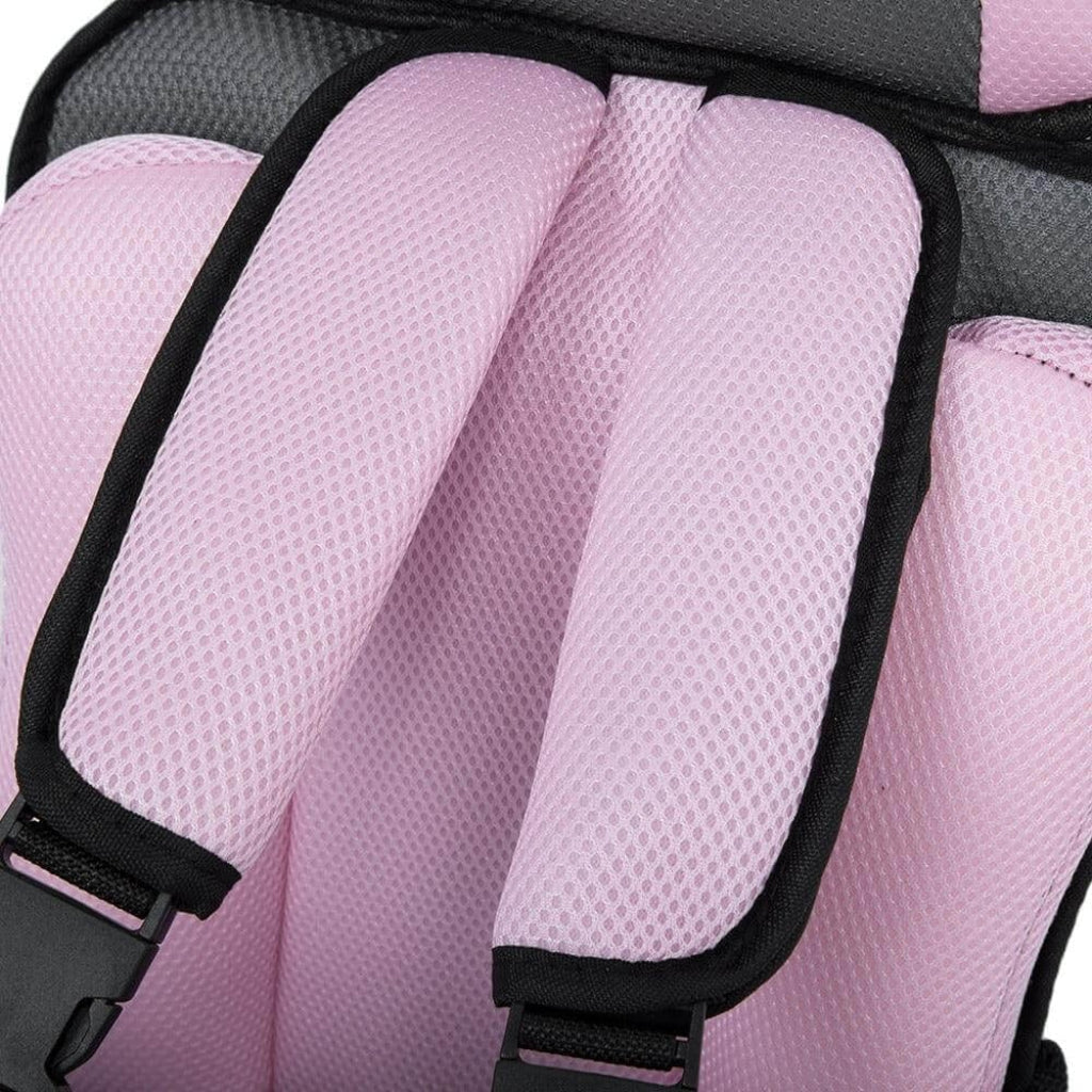 Portable Car Seat Booster with 5-Point Harness – Foldable for Travel