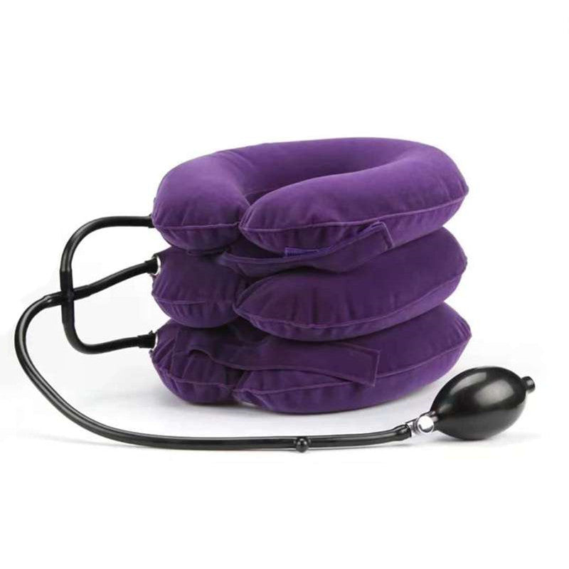 Inflatable Neck Support Pillow for Travel - Compact 360° Comfort