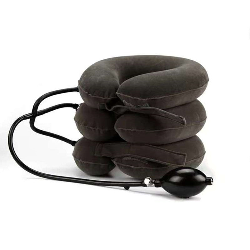 Inflatable Neck Support Pillow for Travel - Compact 360° Comfort