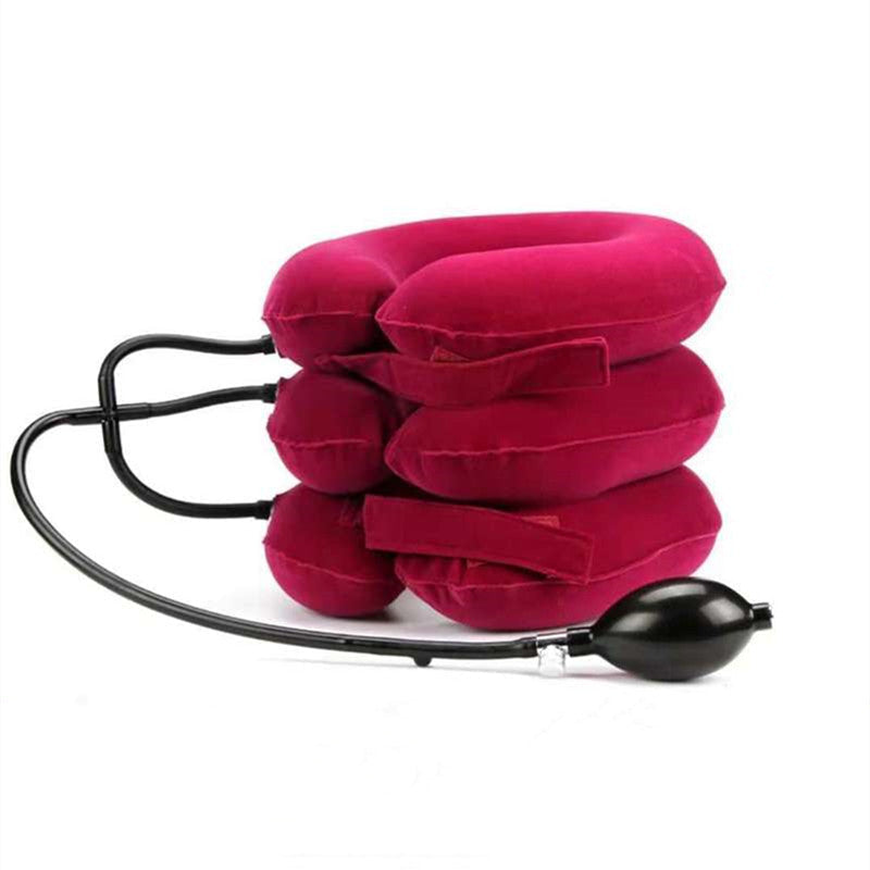 Inflatable Neck Support Pillow for Travel - Compact 360° Comfort
